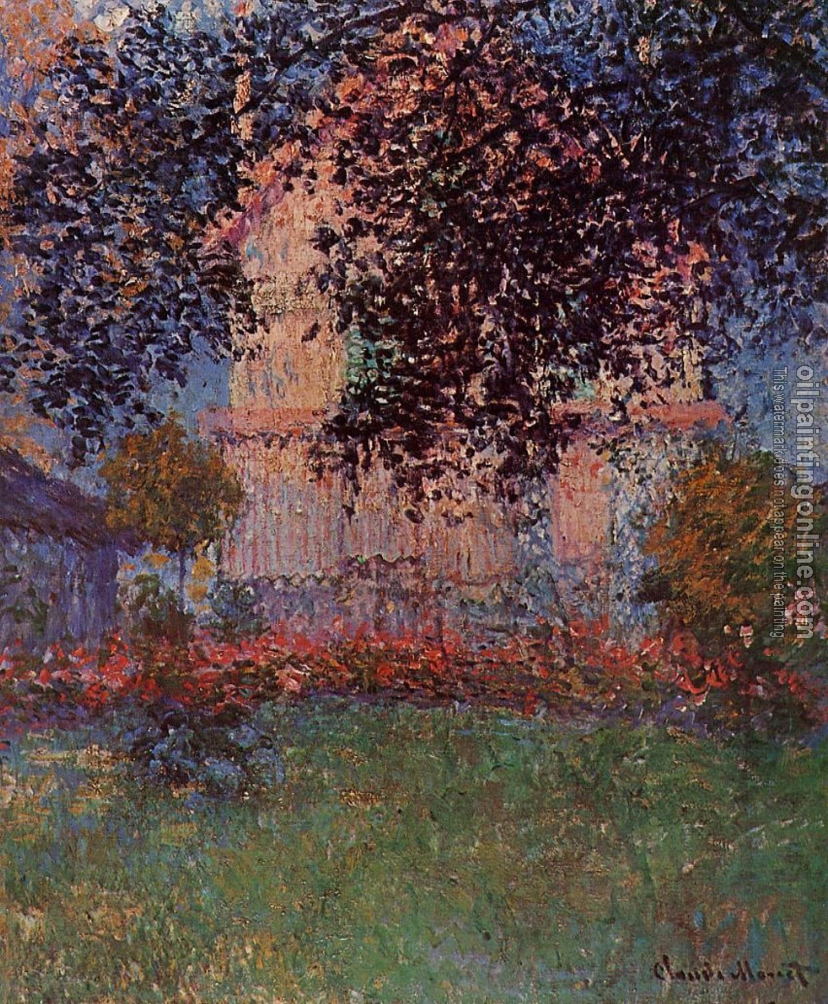 Monet, Claude Oscar - Monet's House in Argenteuil